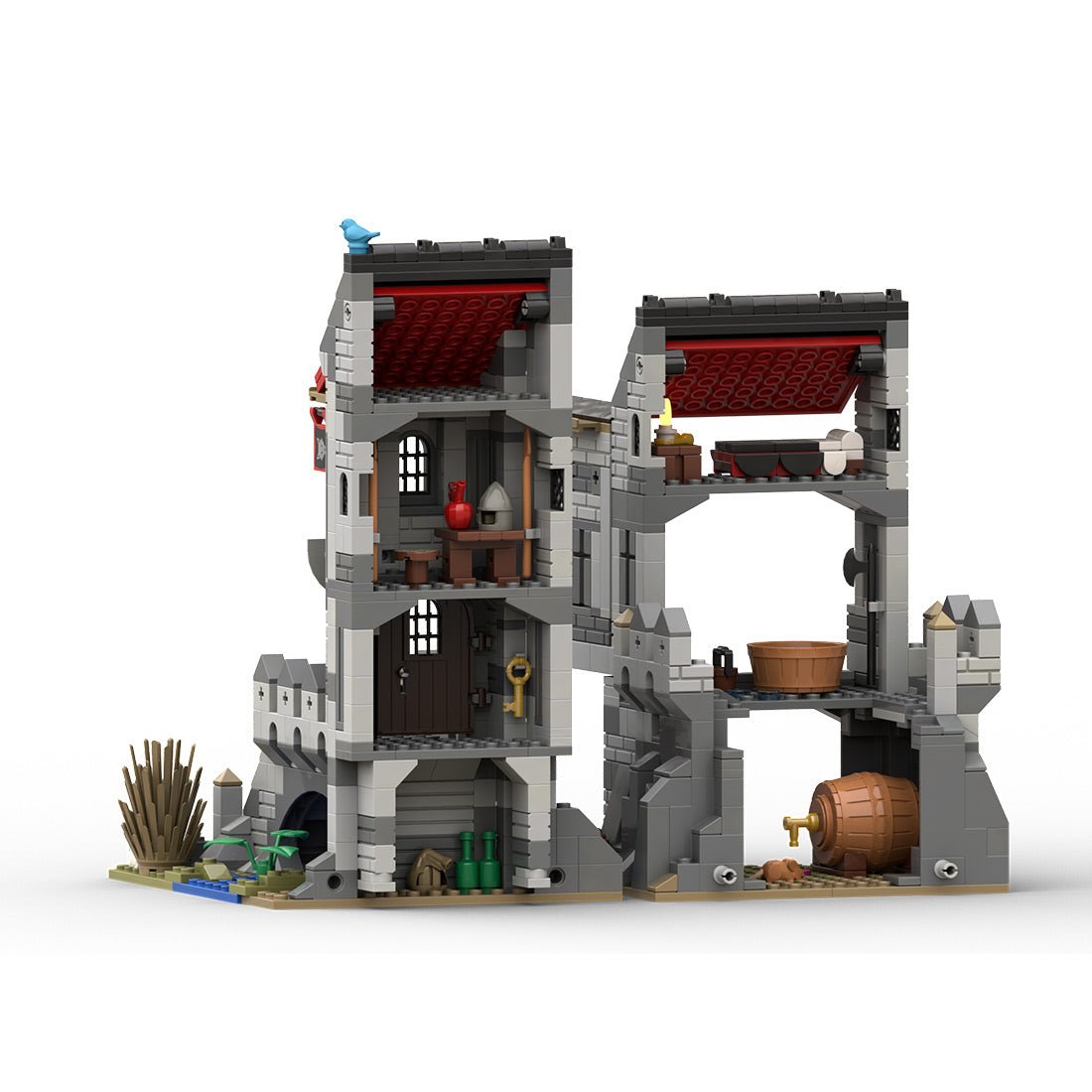 MOC - 171966 Wolfpack Wraith Watchtowwer Klemmbausteine - LesDiyLesDiy