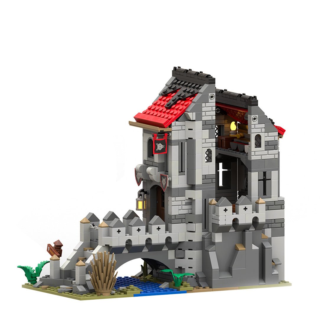MOC - 171966 Wolfpack Wraith Watchtowwer Klemmbausteine - LesDiyLesDiy
