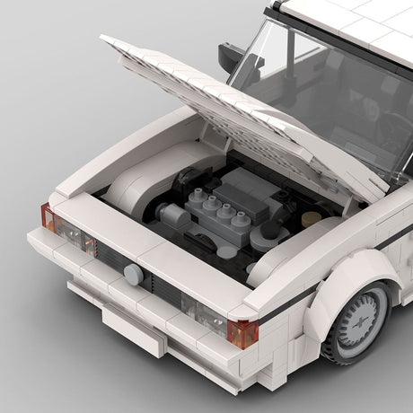 MOC-172054 VW Scirocco GL/GTX White Klemmbausteine-LesDiy-Klemmbausteine