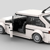 MOC-172054 VW Scirocco GL/GTX White Klemmbausteine-LesDiy-Klemmbausteine