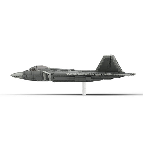 MOC - 172484 F - 22 RAPTOR - 1:35 Scale (v3) Klemmbausteine - LesDiy - Klemmbausteine