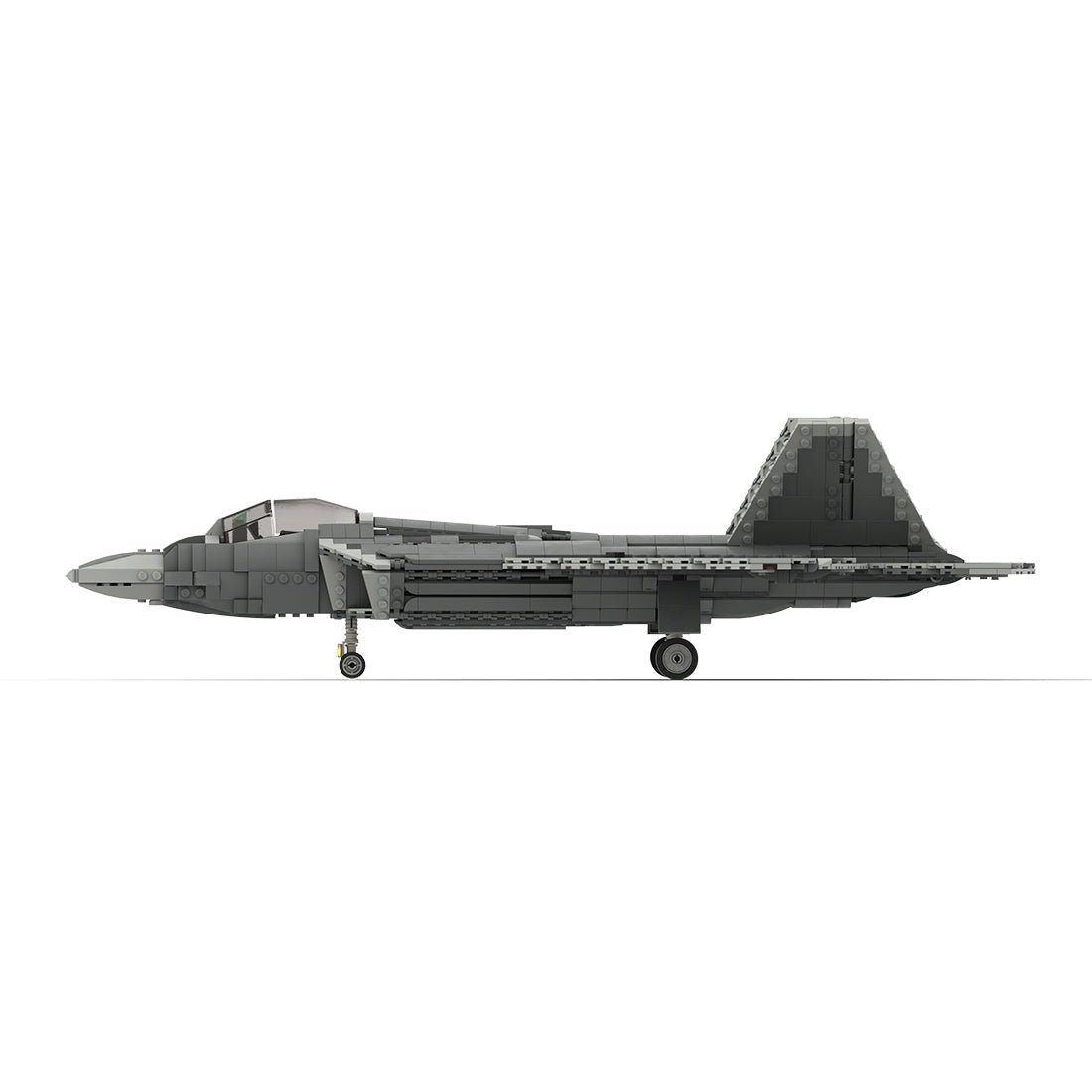 MOC - 172484 F - 22 RAPTOR - 1:35 Scale (v3) Klemmbausteine - LesDiy - Klemmbausteine