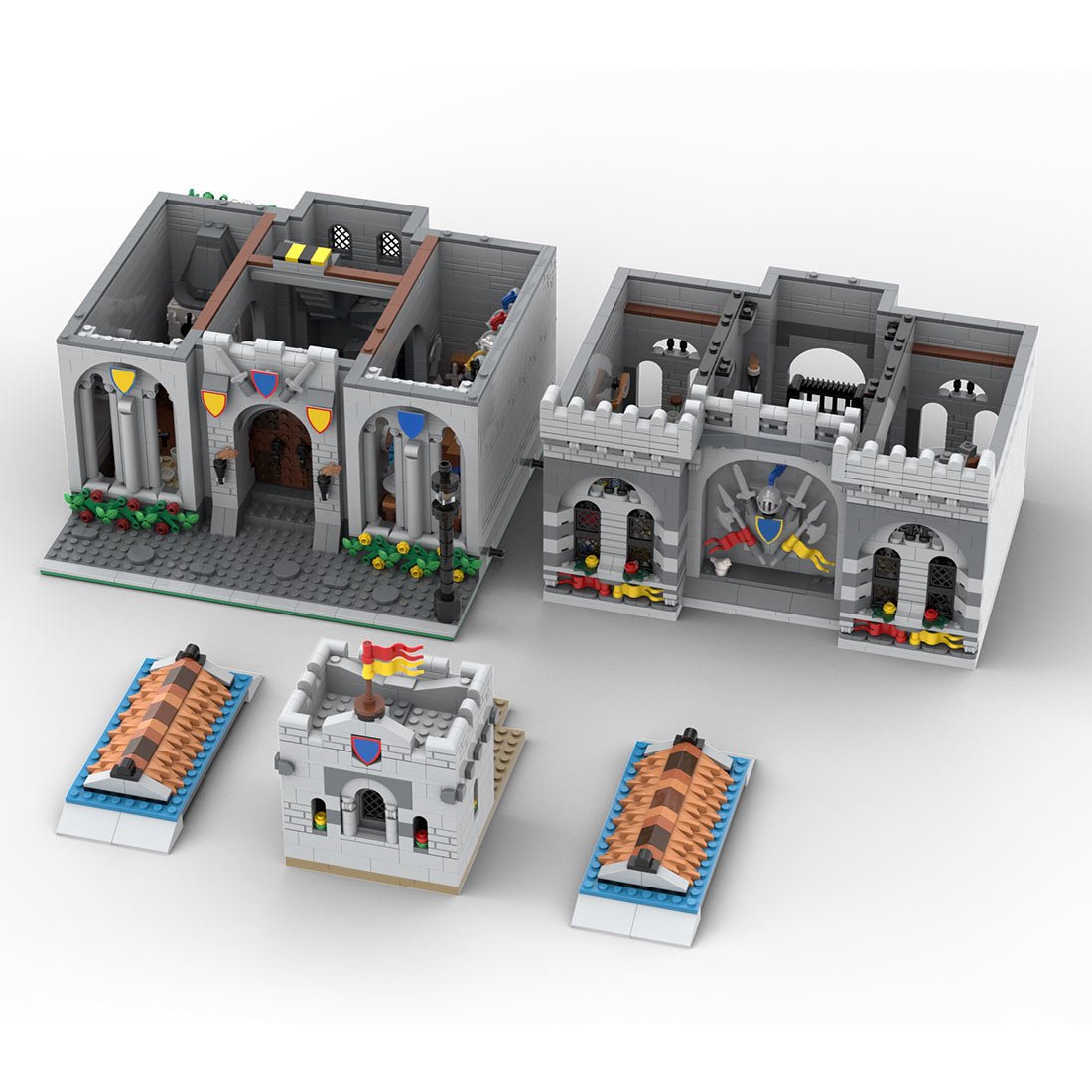 MOC - 172749 Medieval Museum - 10305 Lion Knights' Castle Modification Klemmbausteine - LesDiy - Klemmbausteine