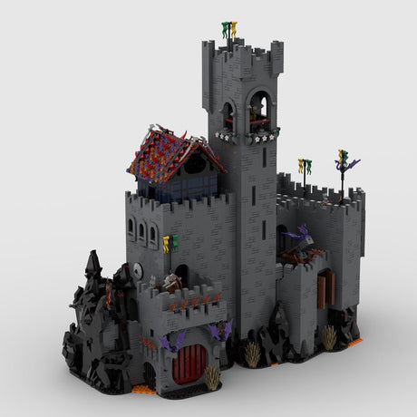 MOC - 173957 Dragon's Lake Castle Klemmbausteine - LesDiy - Klemmbausteine