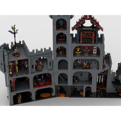 MOC - 173957 Dragon's Lake Castle Klemmbausteine - LesDiy - Klemmbausteine