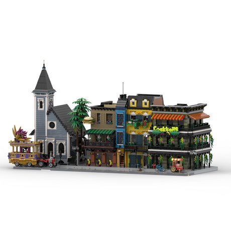 MOC - 173996 French Quarter New Orleans Klemmbausteine - LesDiy - Klemmbausteine