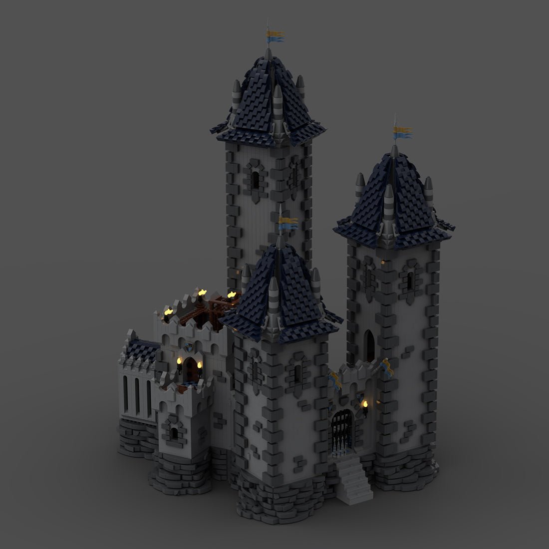 MOC - 176290 Castle de Trois Tours Klemmbausteine - LesDiy - Klemmbausteine