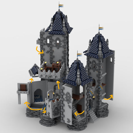 MOC - 176290 Castle de Trois Tours Klemmbausteine - LesDiy - Klemmbausteine