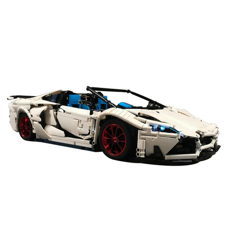 MOC - 17698 Lamborghini Aventador SVJ Roadster Klemmbausteine - LesDiy - Klemmbausteine