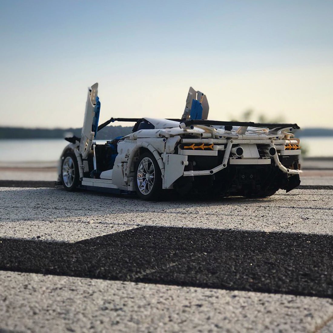 MOC - 17698 Lamborghini Aventador SVJ Roadster Klemmbausteine - LesDiy - Klemmbausteine