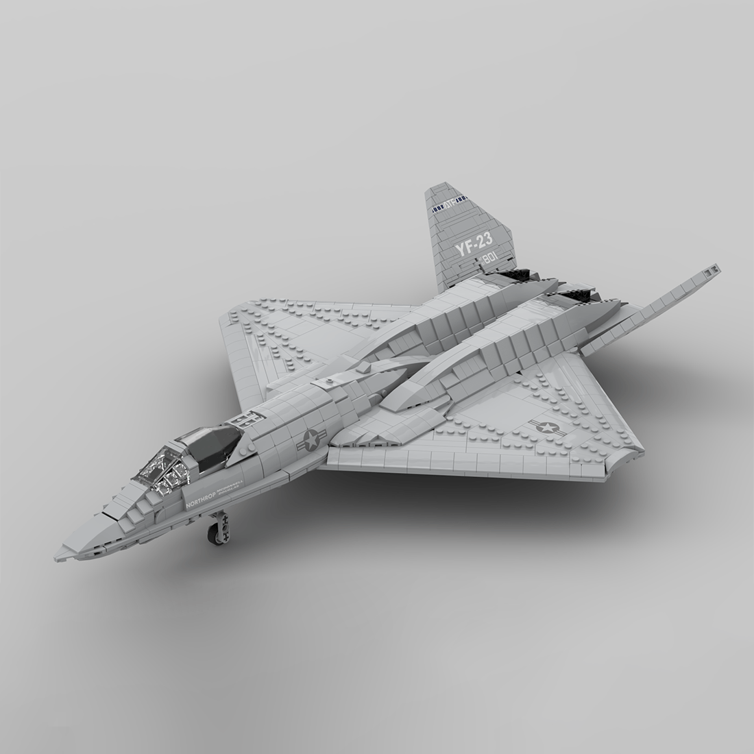 MOC - 177282 YF - 23 Grey Ghost & Black Widow II 1:35 Scale Klemmbausteine - LesDiy - Klemmbausteine