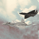 MOC - 177282 YF - 23 Grey Ghost & Black Widow II 1:35 Scale Klemmbausteine - LesDiy - Klemmbausteine