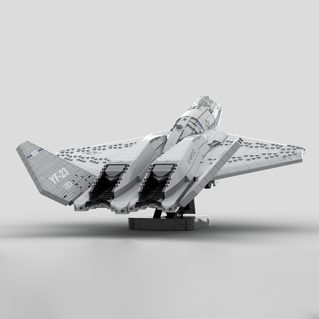 MOC - 177282 YF - 23 Grey Ghost & Black Widow II 1:35 Scale Klemmbausteine - LesDiy - Klemmbausteine
