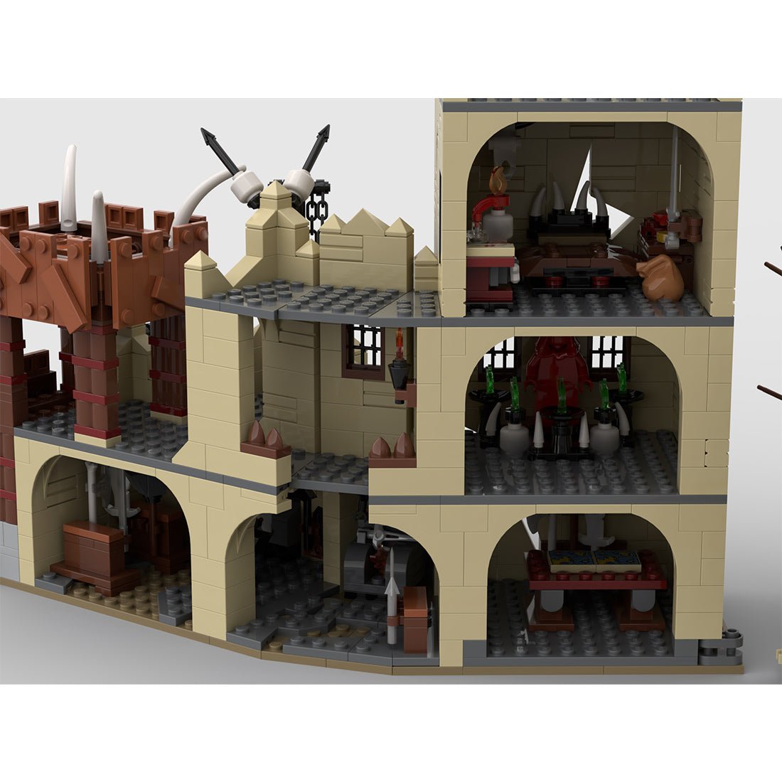 MOC - 178695 Orc Outpost Klemmbausteine - LesDiy - Klemmbausteine