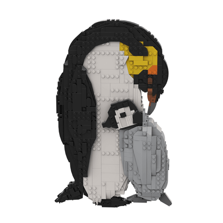 MOC - 178806 Emperor Penguin Wall Art Klemmbausteine - LesDiy - Klemmbausteine