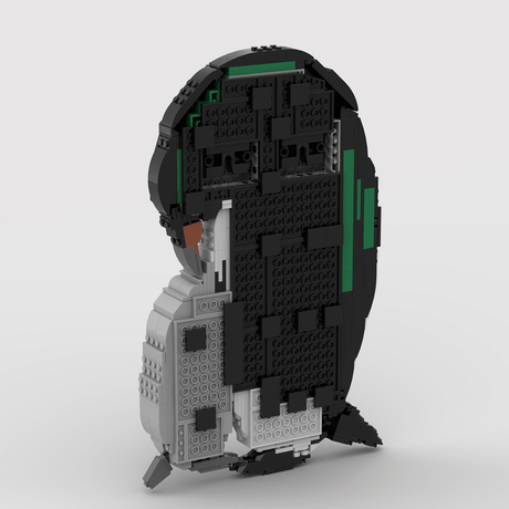 MOC - 178806 Emperor Penguin Wall Art Klemmbausteine - LesDiy - Klemmbausteine