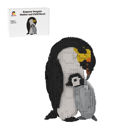 MOC - 178806 Emperor Penguin Wall Art Klemmbausteine - LesDiy - Klemmbausteine