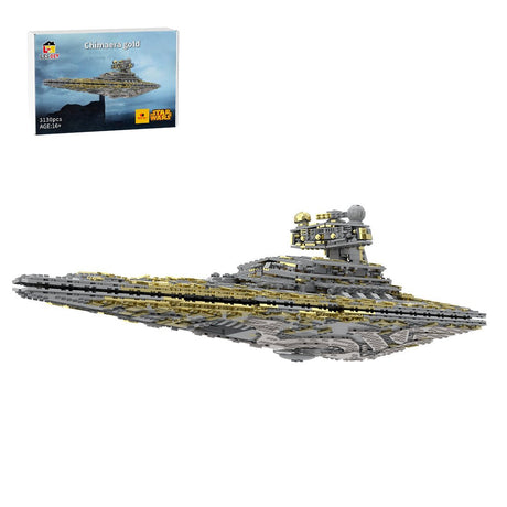MOC - 179190 SW Thrawn's Chimaera Imperial 1 class Destroyer Golden (Ahsoka MOC) Klemmbausteine - LesDiy - Klemmbausteine