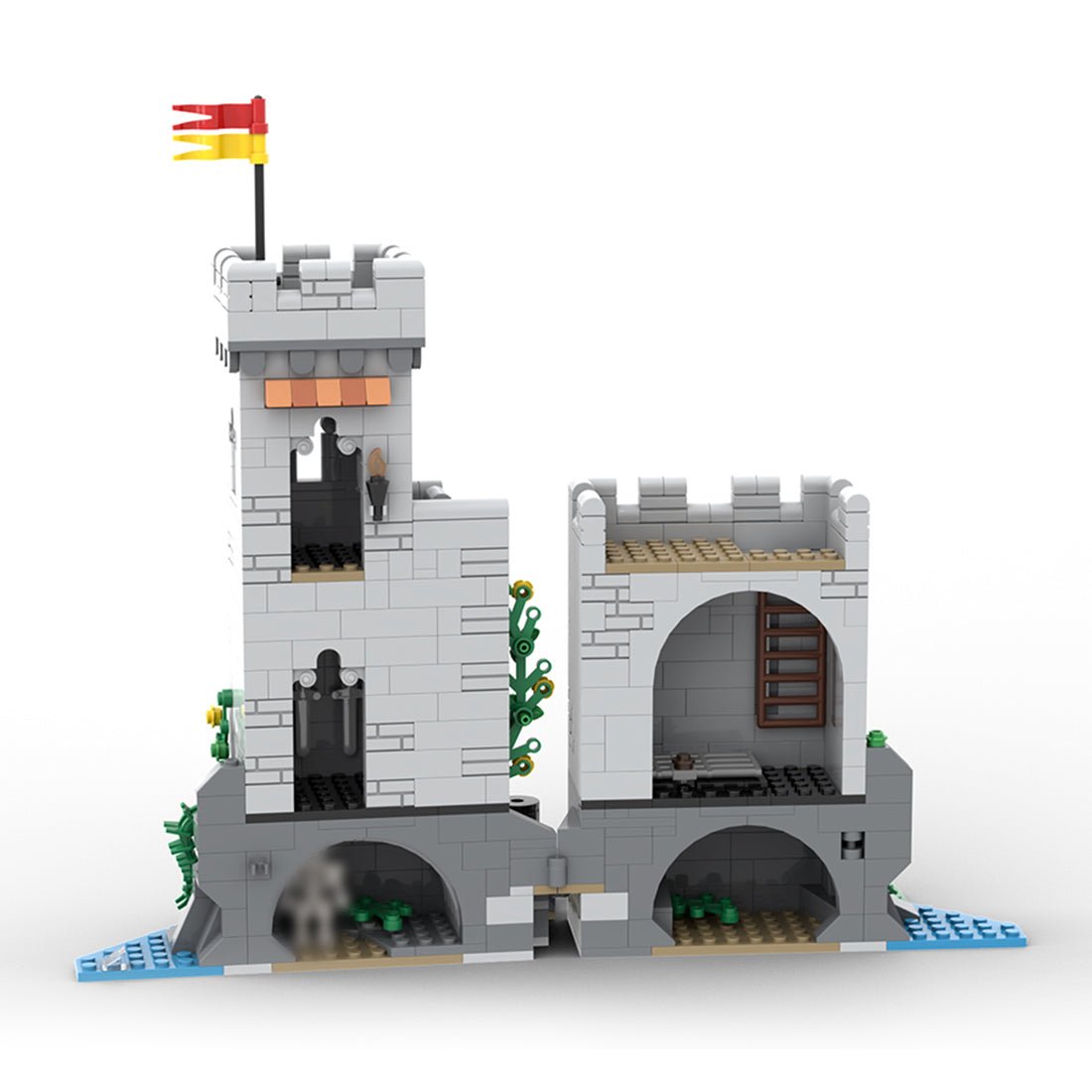 MOC-180113 Fortified Port - 10305 Lion Knights' Castle Alternative