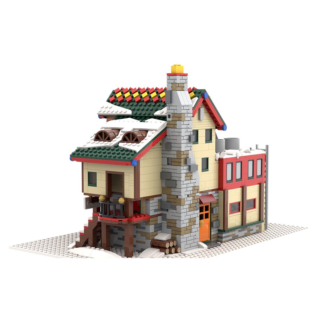 MOC - 181276 Winter Village - Building Creation Klemmbausteine - LesDiy - Klemmbausteine