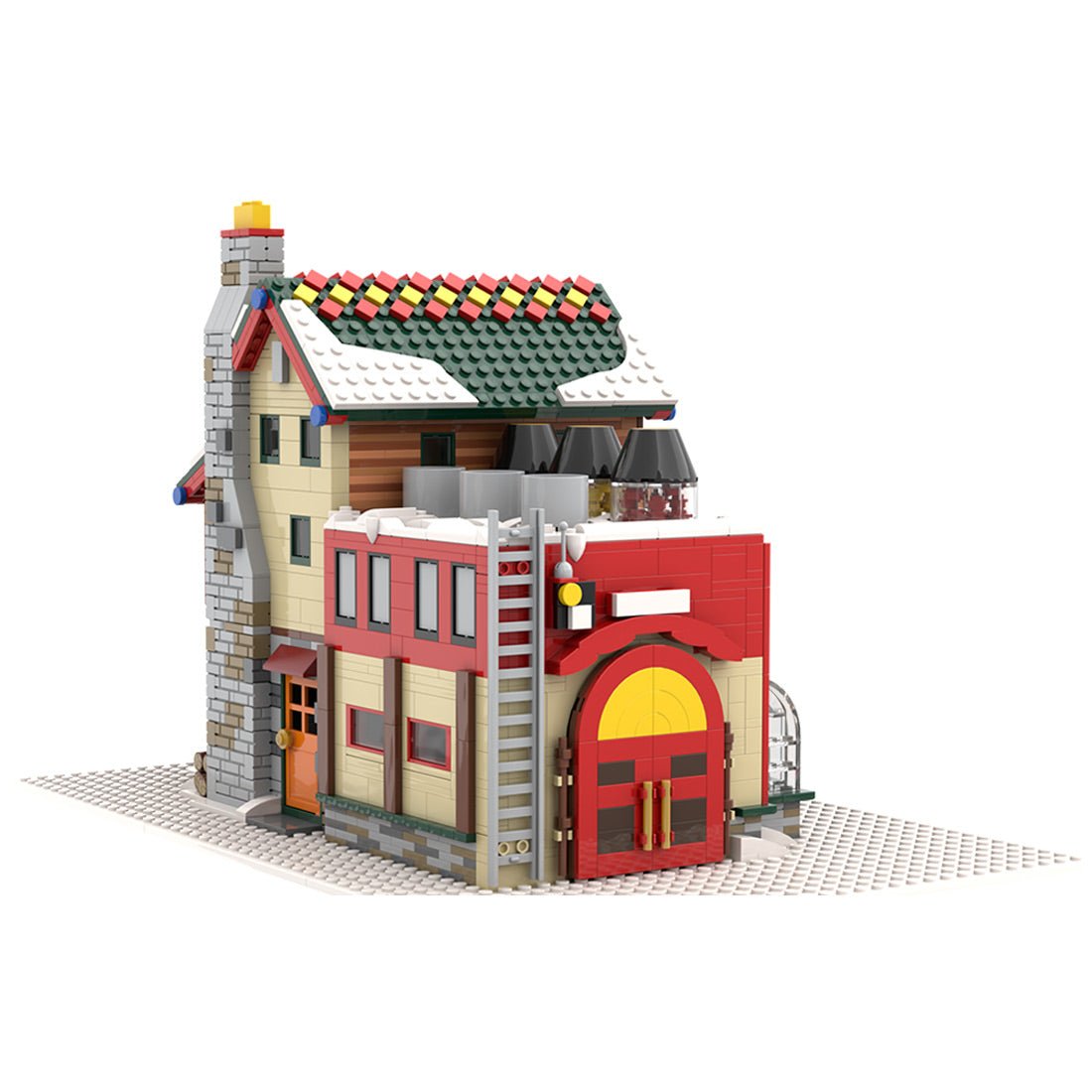 MOC - 181276 Winter Village - Building Creation Klemmbausteine - LesDiy - Klemmbausteine