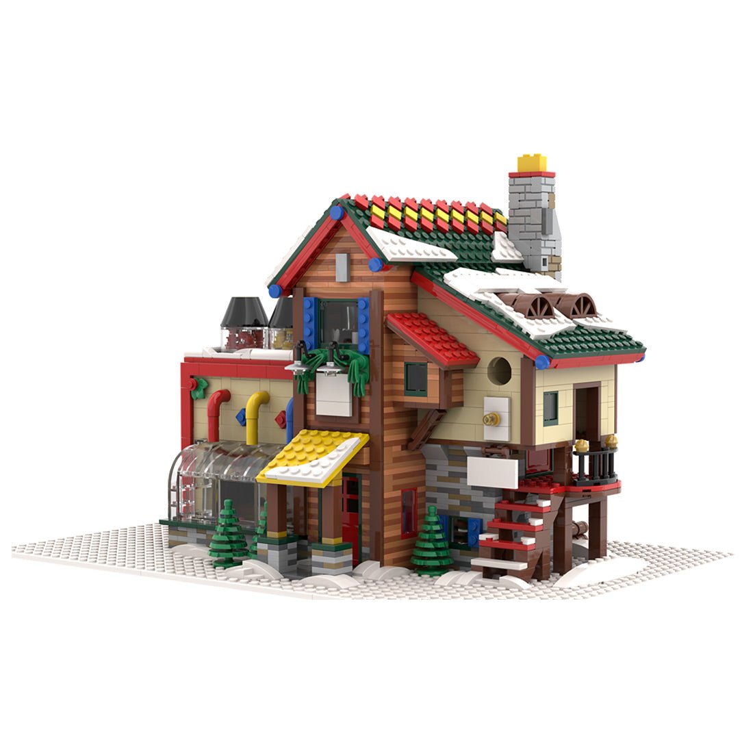MOC - 181276 Winter Village - Building Creation Klemmbausteine - LesDiy - Klemmbausteine