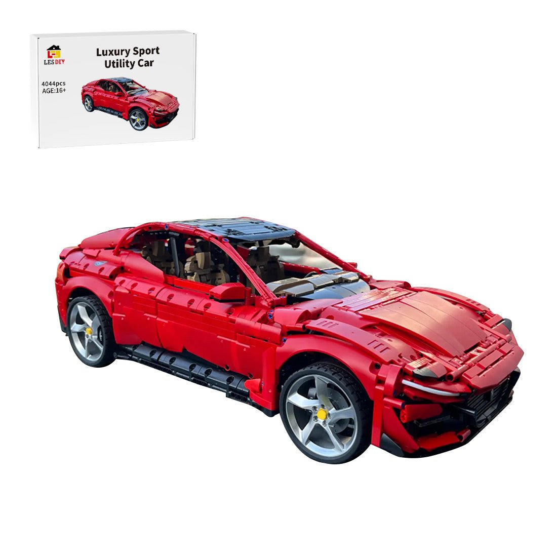 MOC - 181286 1/8 Scale Purosangue (manual) Klemmbausteine - LesDiy - Klemmbausteine