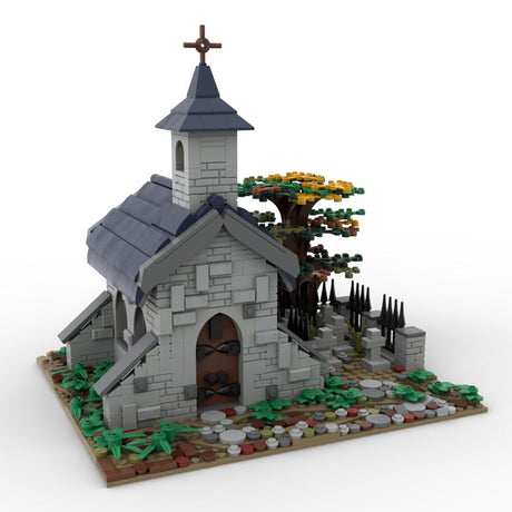 MOC - 182898 Medieval chapel Klemmbausteine - LesDiy - Klemmbausteine