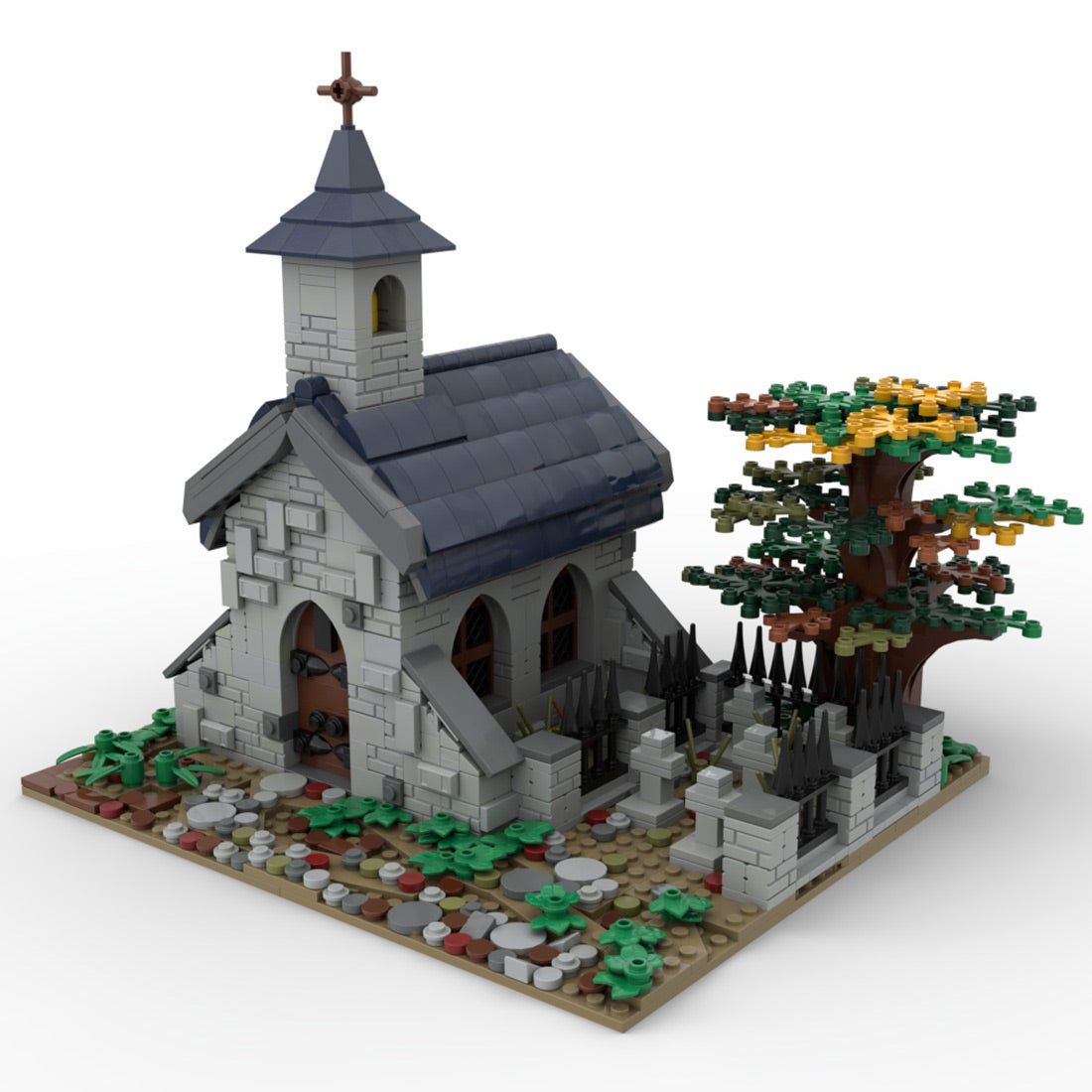 MOC - 182898 Medieval chapel Klemmbausteine - LesDiy - Klemmbausteine