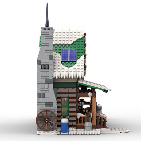 MOC - 183213 Winter Village Reindeer Ranch Klemmbausteine - LesDiy - Klemmbausteine