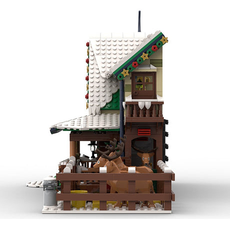 MOC - 183213 Winter Village Reindeer Ranch Klemmbausteine - LesDiy - Klemmbausteine