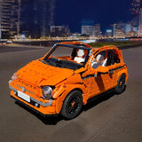 MOC - 185474 1/8 Scale Fiat 500c Klemmbausteine - LesDiy - Klemmbausteine