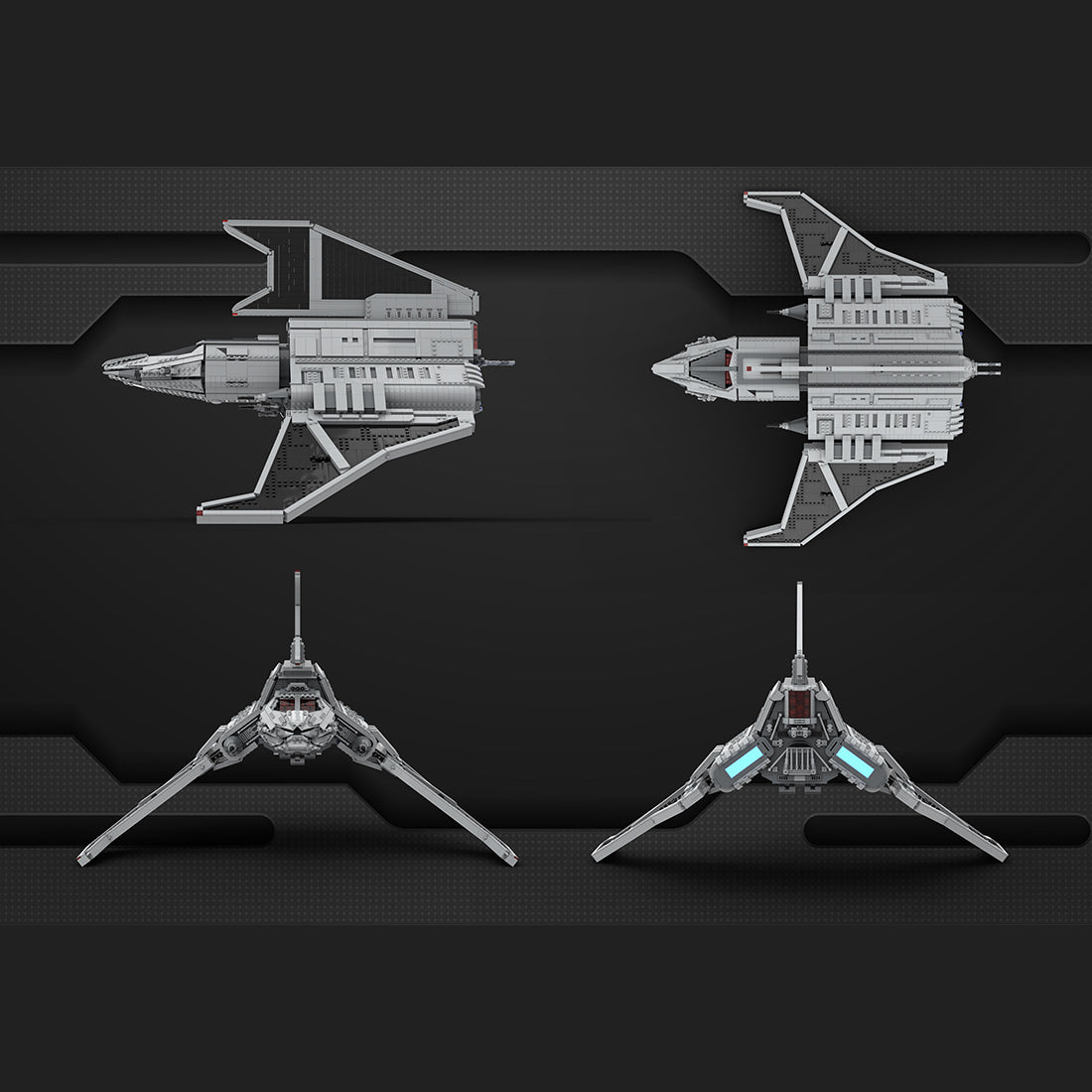 MOC - 185675 SW UCS The Havoc Marauder Shuttle of the Bad Batch Upgraded version Klemmbausteine - LesDiy - Klemmbausteine