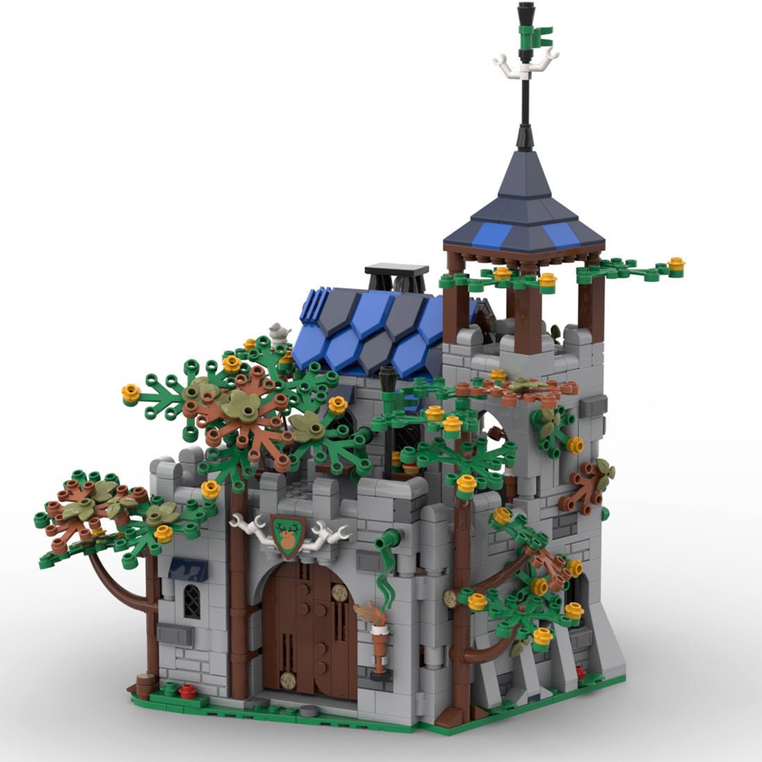 MOC - 185913 Castle Forest - Forestmens Klemmbausteine - LesDiy - Klemmbausteine