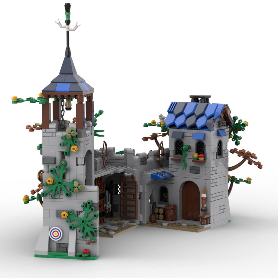MOC - 185913 Castle Forest - Forestmens Klemmbausteine - LesDiy - Klemmbausteine