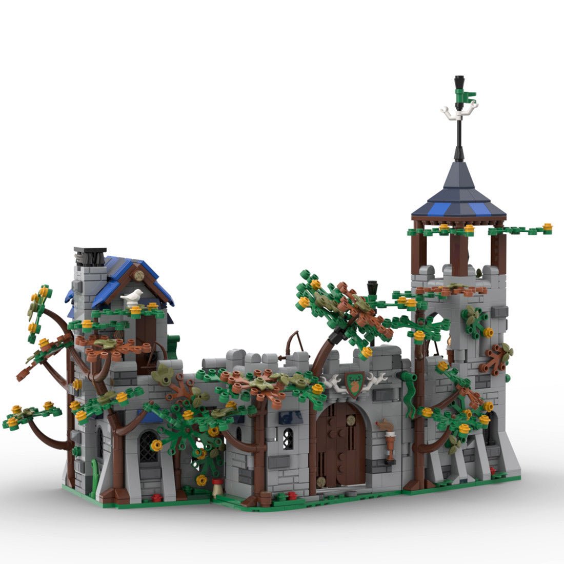 MOC - 185913 Castle Forest - Forestmens Klemmbausteine - LesDiy - Klemmbausteine
