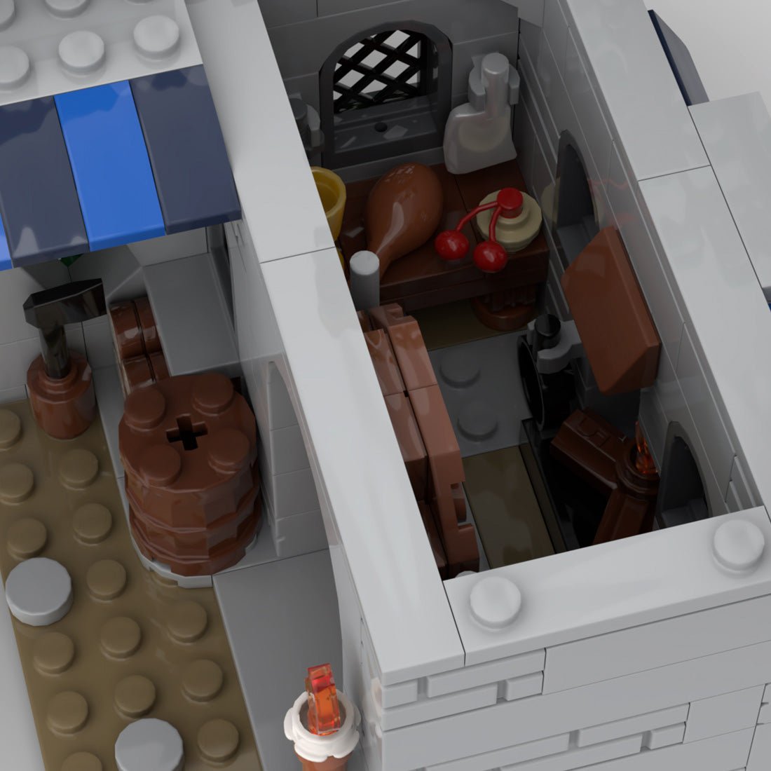 MOC - 185913 Castle Forest - Forestmens Klemmbausteine - LesDiy - Klemmbausteine