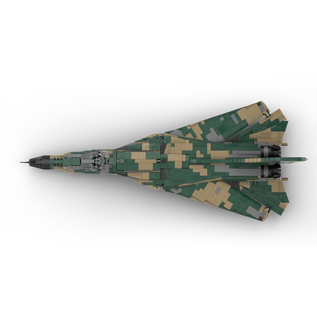 MOC - 186349 F - 111 Aardvark - 1:35 Scale Klemmbausteine - LesDiy - Klemmbausteine