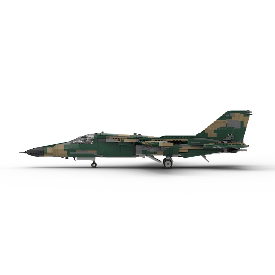 MOC - 186349 F - 111 Aardvark - 1:35 Scale Klemmbausteine - LesDiy - Klemmbausteine