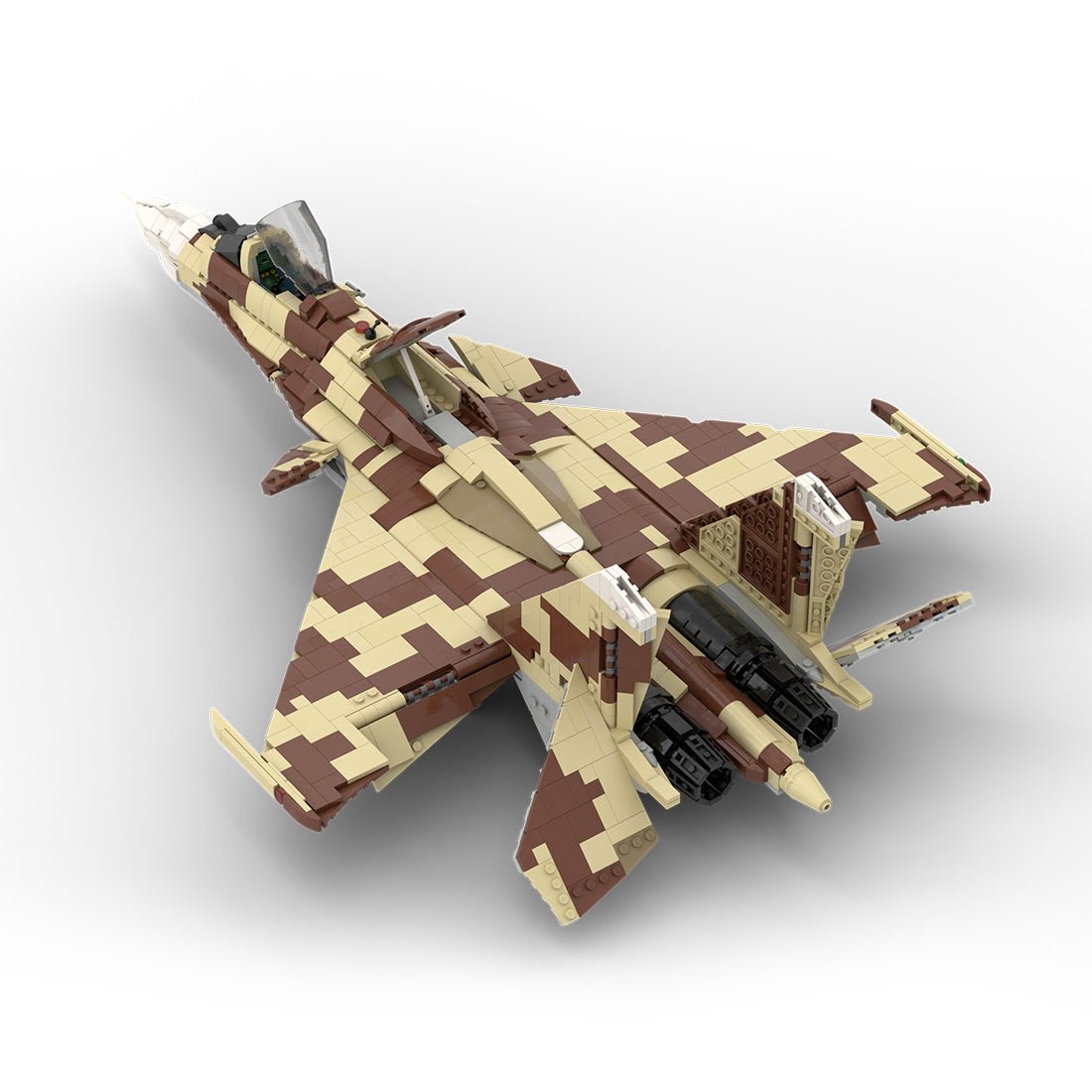 MOC - 188968 Sukhoi SU - 37 TERMINATOR - 1:34 Scale (v2) Klemmbausteine - LesDiy - Klemmbausteine
