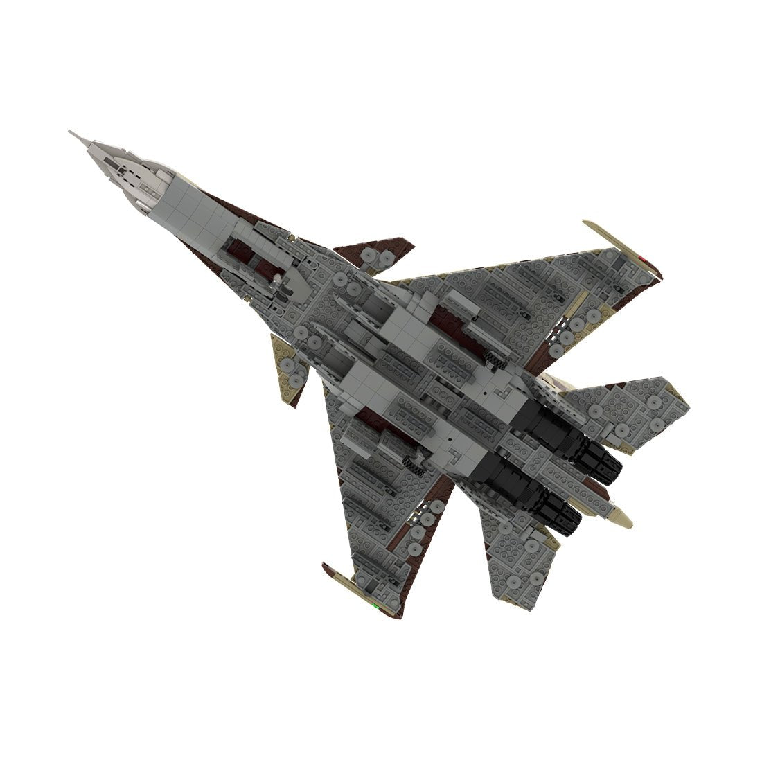 MOC - 188968 Sukhoi SU - 37 TERMINATOR - 1:34 Scale (v2) Klemmbausteine - LesDiy - Klemmbausteine