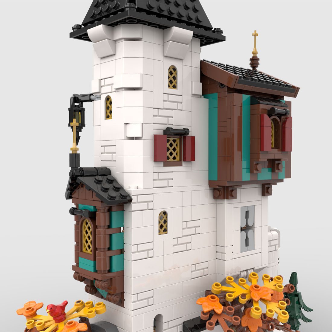 MOC - 189672 White tower Klemmbausteine - LesDiy - Klemmbausteine
