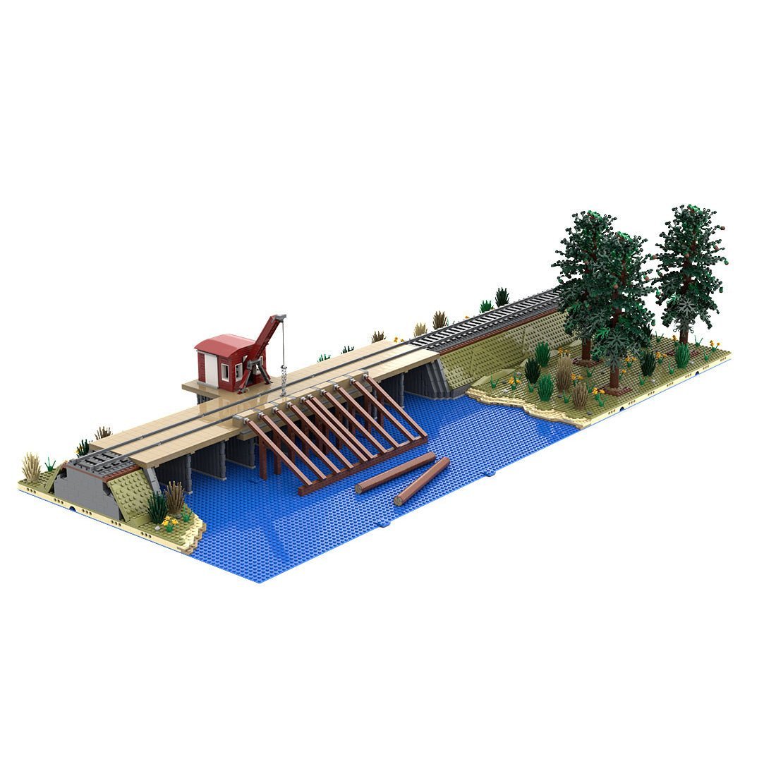 MOC - 192611 Sawmill Complete Set Klemmbausteine - LesDiy - Klemmbausteine
