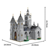MOC - 192638 Medieval Church Klemmbausteine - LesDiy - Klemmbausteine