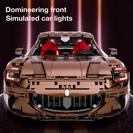 MOC - 193085 1/8 Scale Maserati (Dynamic Version/Bronze) Klemmbausteine - LesDiy - Klemmbausteine