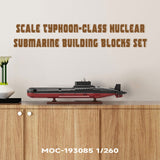 MOC - 193085 Typhoon Class Submarine klemmbausteine - LesDiy - Klemmbausteine