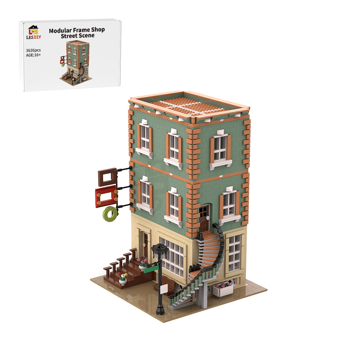 MOC - 193281 The Frame Shop Klemmbausteine - LesDiy - Klemmbausteine