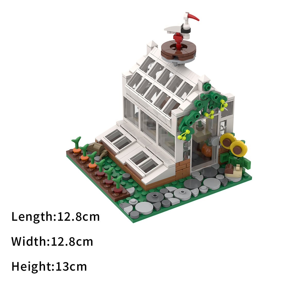 MOC - 194436 Victorian Greenhouse Klemmbausteine - LesDiy - Klemmbausteine