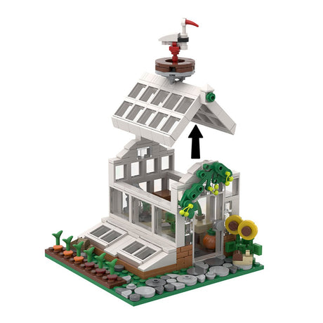 MOC - 194436 Victorian Greenhouse Klemmbausteine - LesDiy - Klemmbausteine