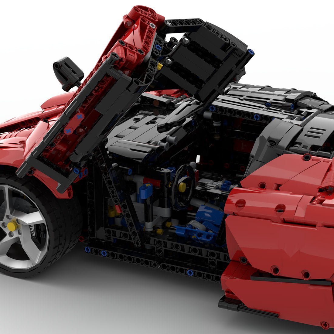 MOC - 194680 Ferrari LaFerrari (42143) Klemmbausteine - LesDiy - Klemmbausteine